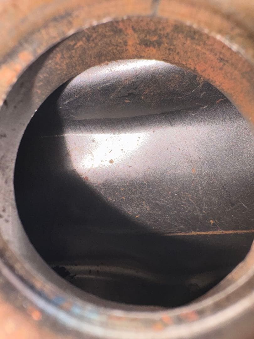 Yamaha タンク ネイビー/シルバー SRタンクにキャンディカラーで