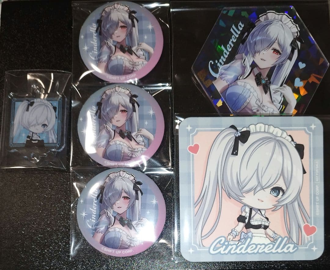 勝利の女神NIKKE and GALLERY シンデレラ コラボグッズ6点セット