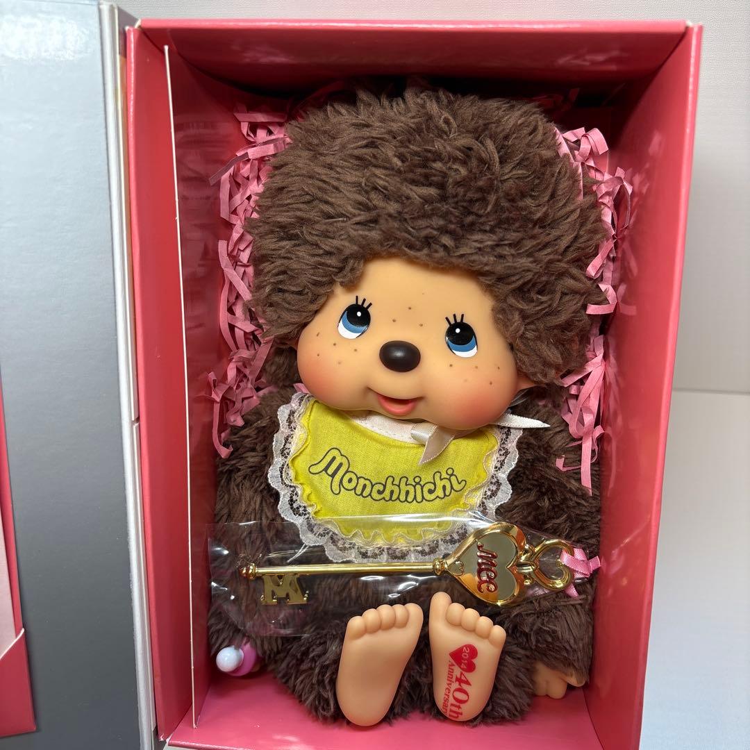 新品 2014年発売40周年記念 プードルボア 男の子 モンチッチ 429