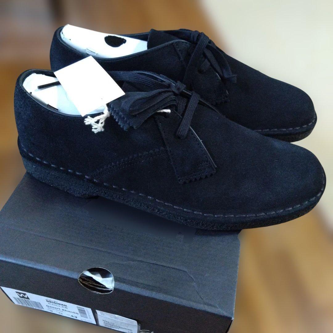 新品ユナイテッドアローズ別注 クラークスオリジナルス デザートカーン ブラック