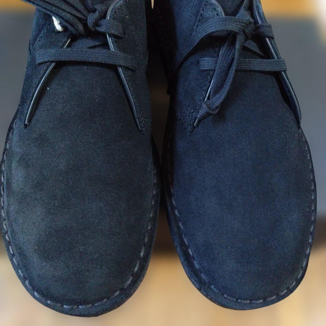 新品ユナイテッドアローズ別注 クラークスオリジナルス デザートカーン ブラック