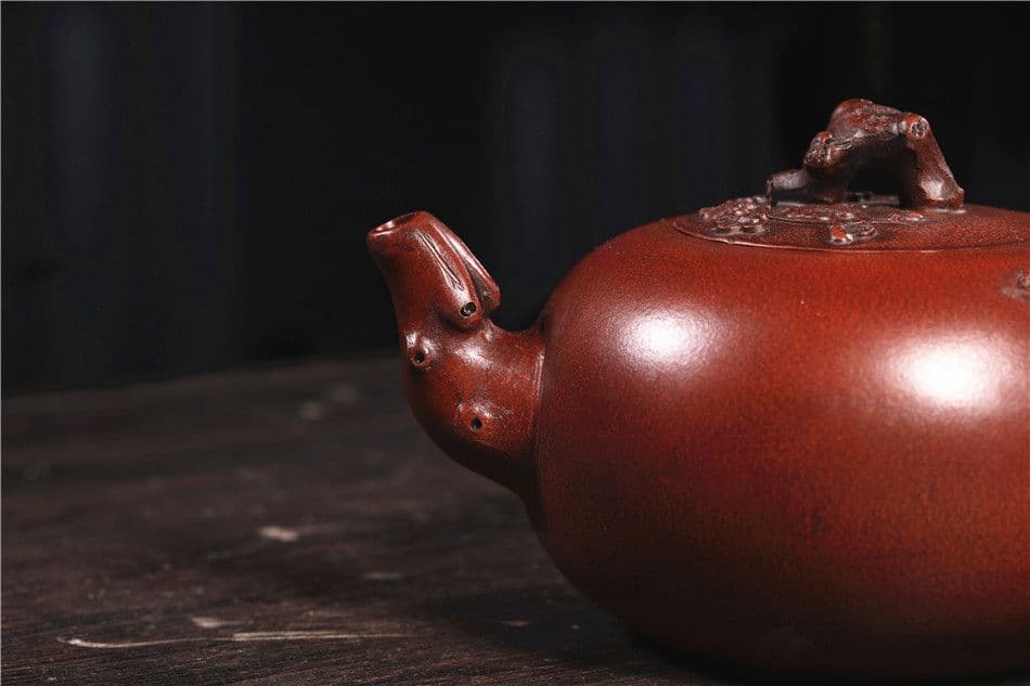 梅の花が春を告 中国古美術 紫砂壺・紫泥急須・茶壺・