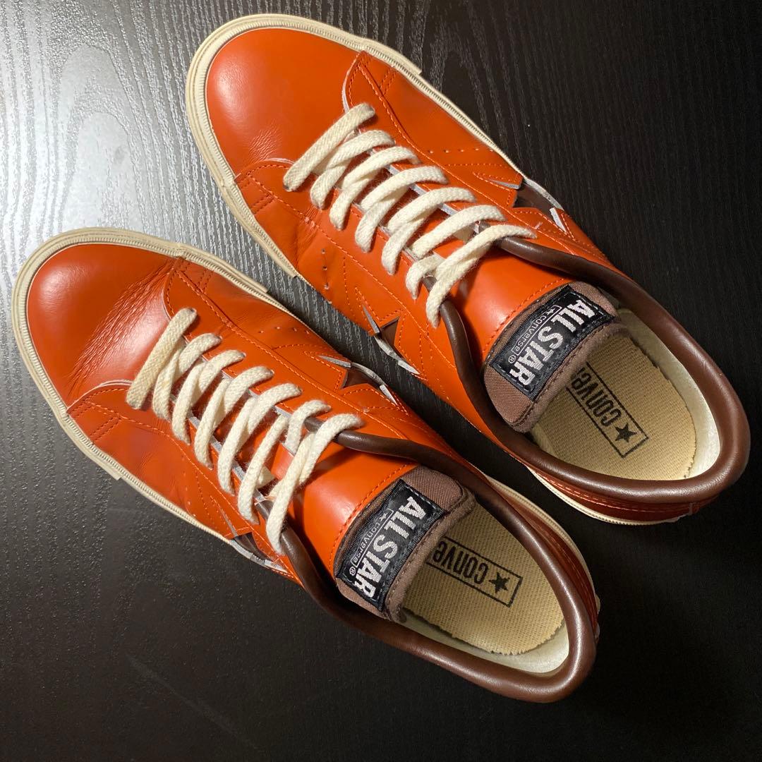 converse コンバース ワンスター 日本製 8サイズ オレンジ - メルカリ