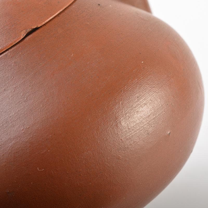 中国 孟臣製 紫砂 朱泥 急須 茶壷 V R7392