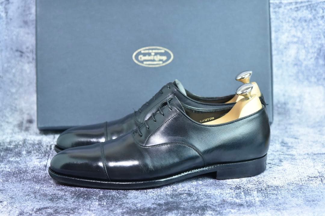 クロケット&ジョーンズ　ブルトン　5.5D　黒　349ラスト　ハンドグレード