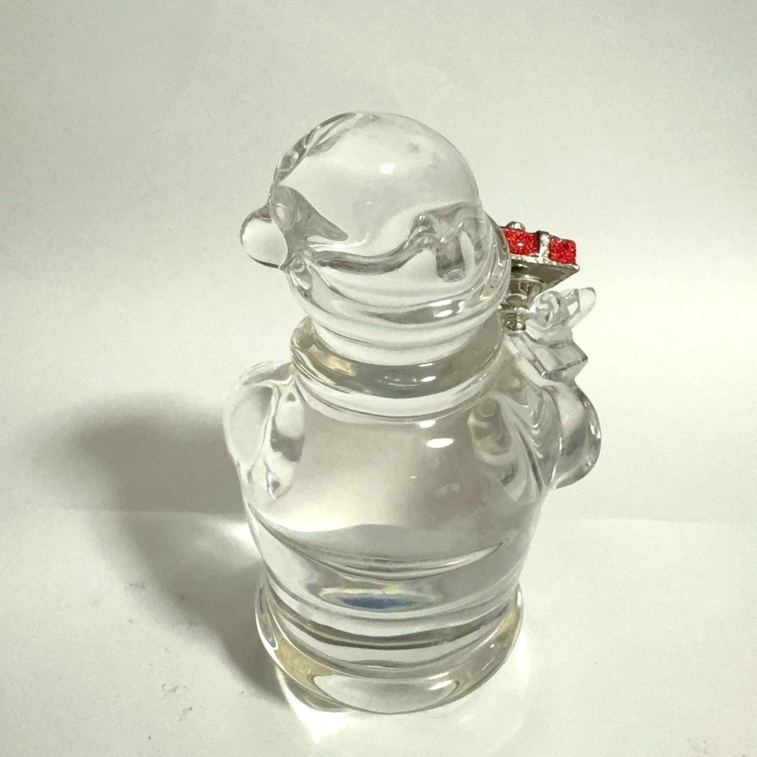 バカラ サンタクロース スノーマン 【ピンブローチ 置物箱付き】