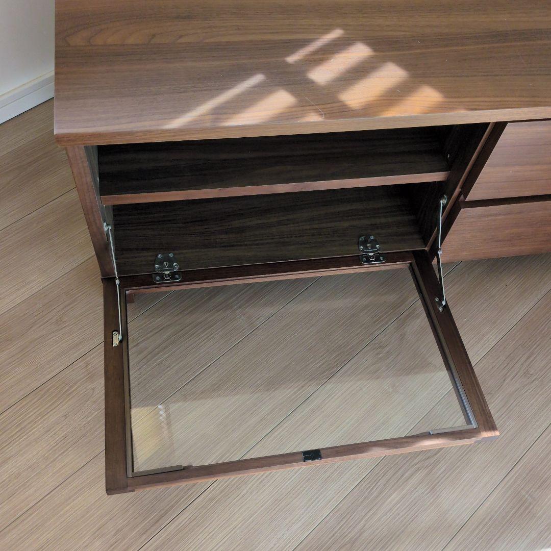 無印良品 木製AVラック テレビボード テレビ台 ウォールナット材 幅