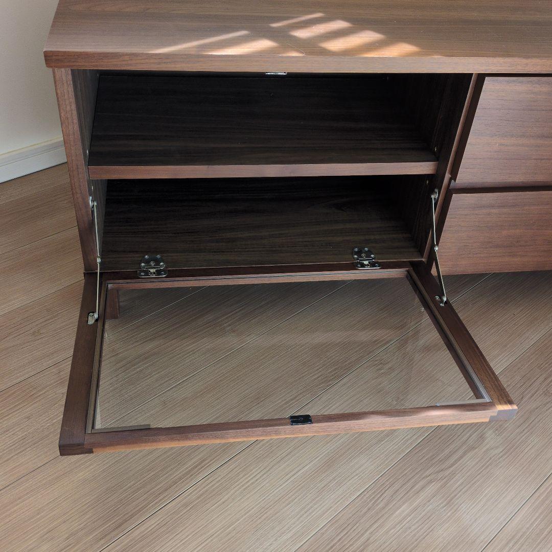 無印良品 木製AVラック テレビボード テレビ台 ウォールナット材 幅