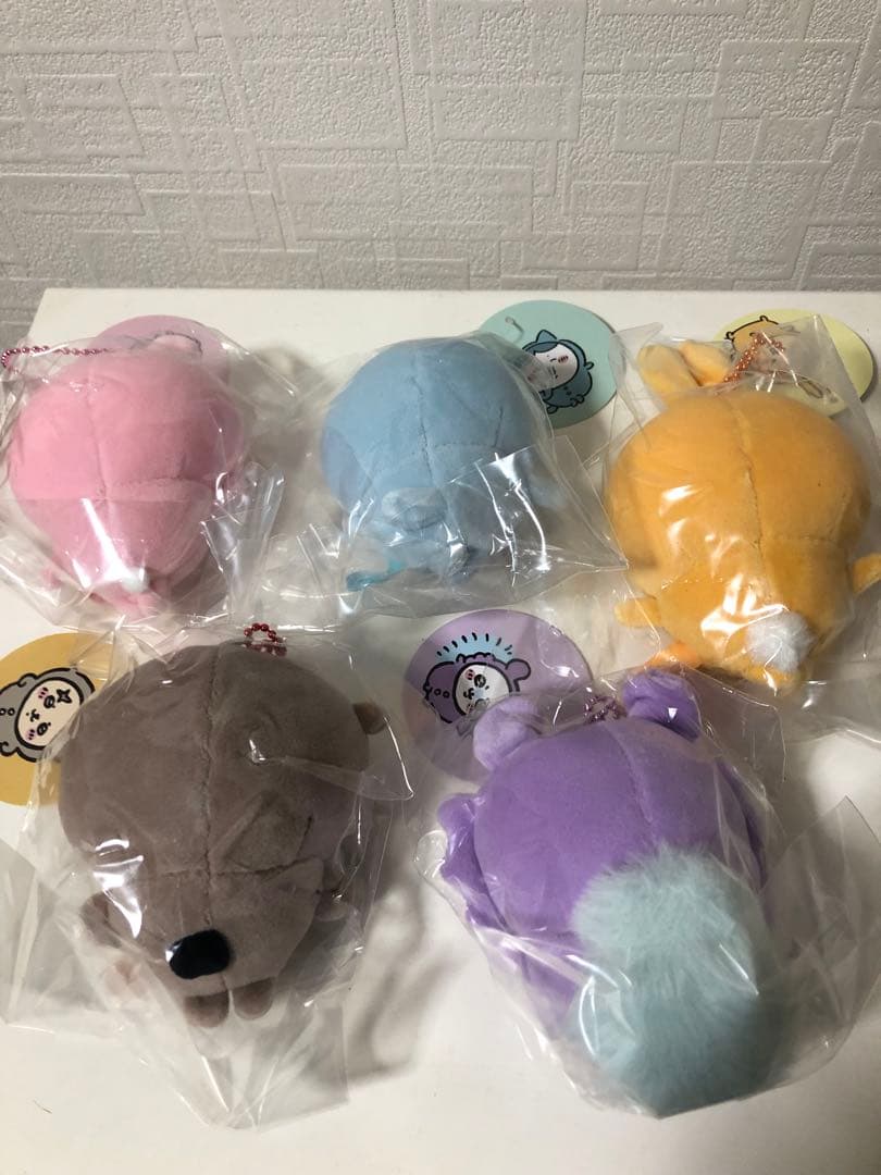 ちいかわ パジャマパーティーなぷちミニマスコット5個セットまとめ売り新品未使用品