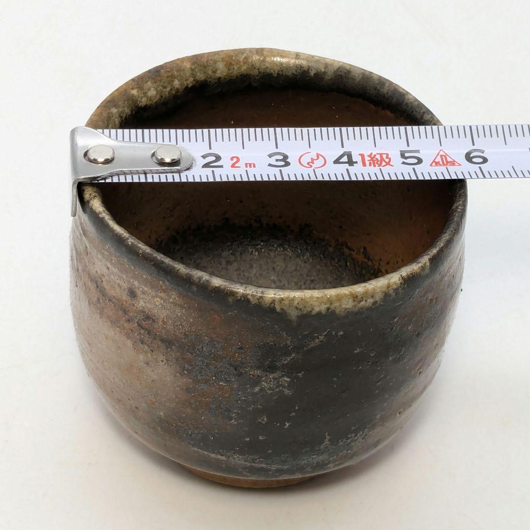 岡山県重要無形文化財 山本出 備前焼 金彩酒呑 共箱共布栞 ぐい呑み 酒