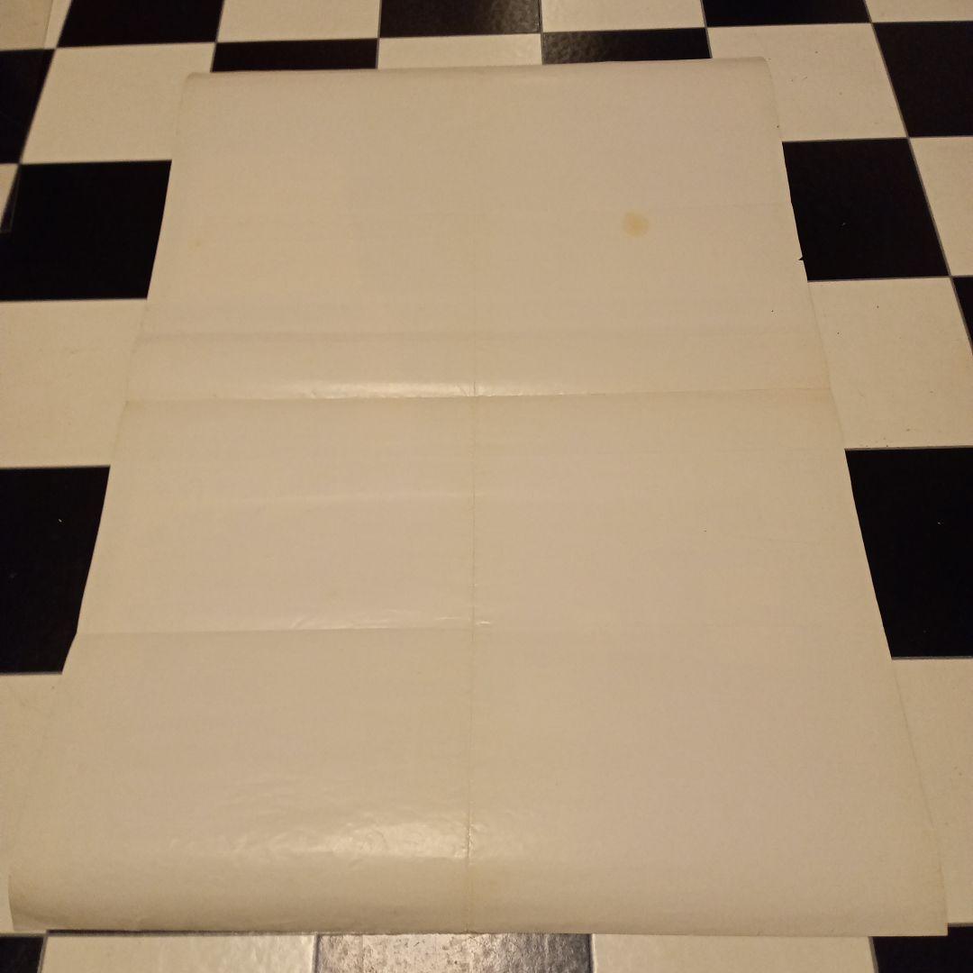 映画ポスター　白い巨塔　田宮二郎　当時物　折り目　小さな破れ　欠け　Ｂ2サイズ