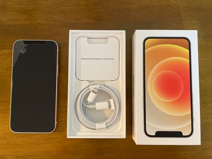 Apple iPhone 12 mini ホワイト 128GB 画面割れ