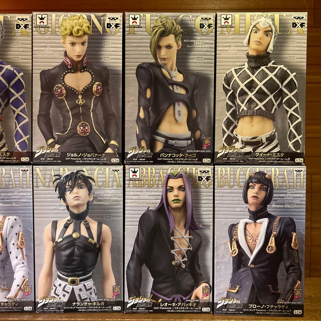 ジョジョ 第五部 黄金の風 ブチャラティチーム ノーマル&ブラックカラーver.