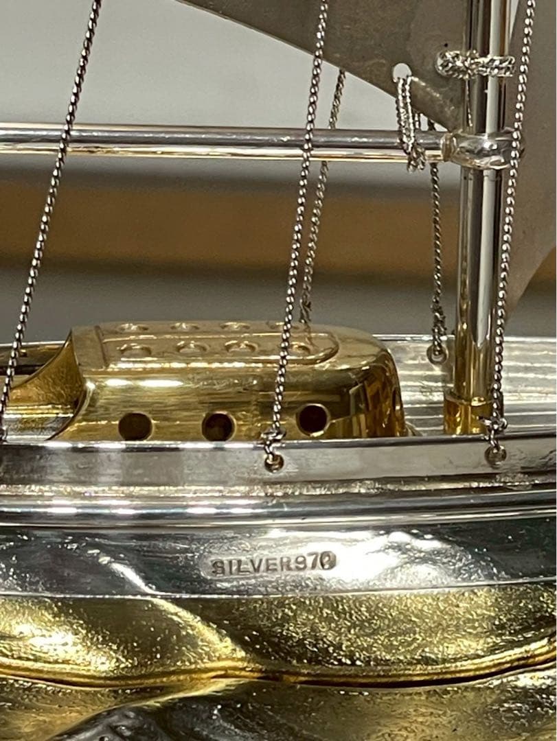 極美品】武比古 TAKEHIKO 銀製 置物 帆船 ヨット SILVER970 - メルカリ
