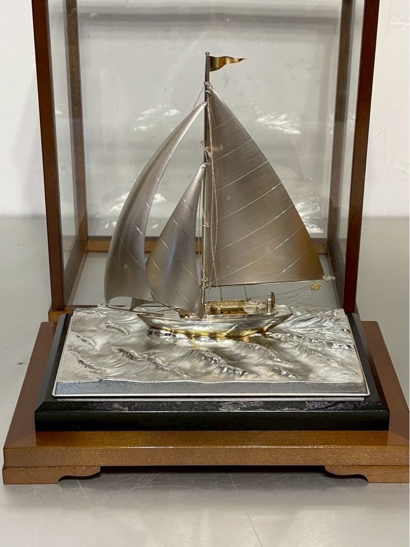 極美品】武比古 TAKEHIKO 銀製 置物 帆船 ヨット SILVER970 - メルカリ