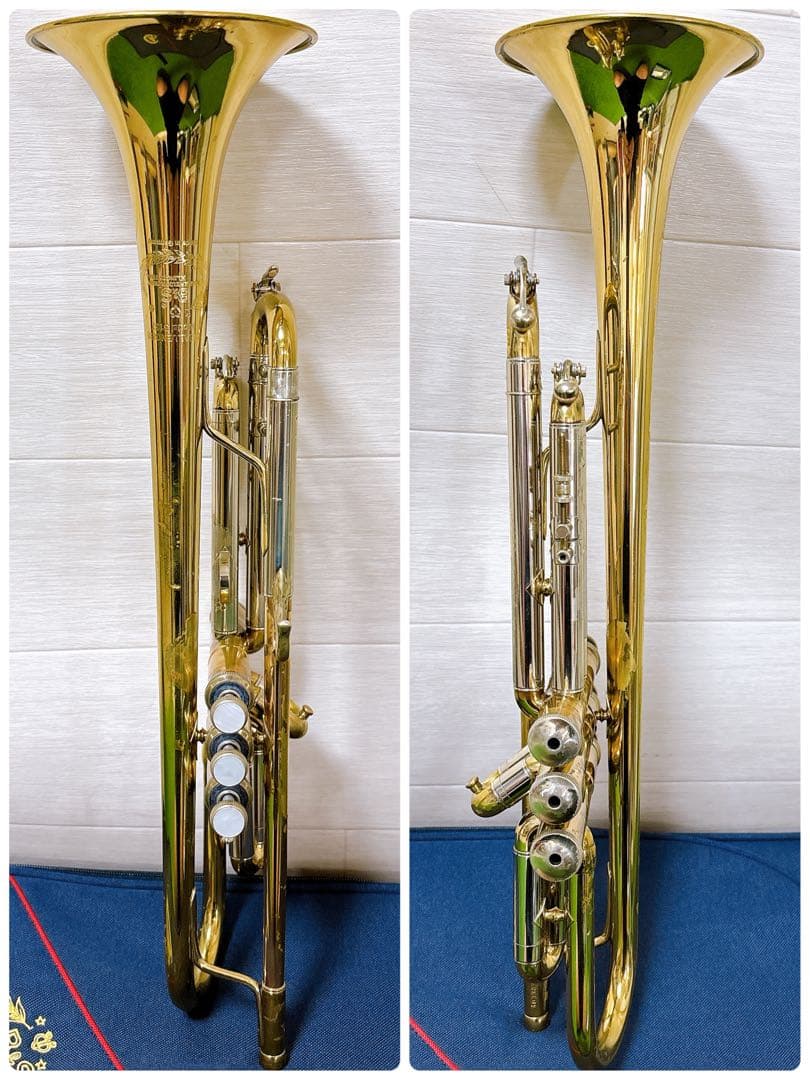 初心者オススメ　トランペット　チャレンジャー3137 管楽器　吹奏楽　メンテ品