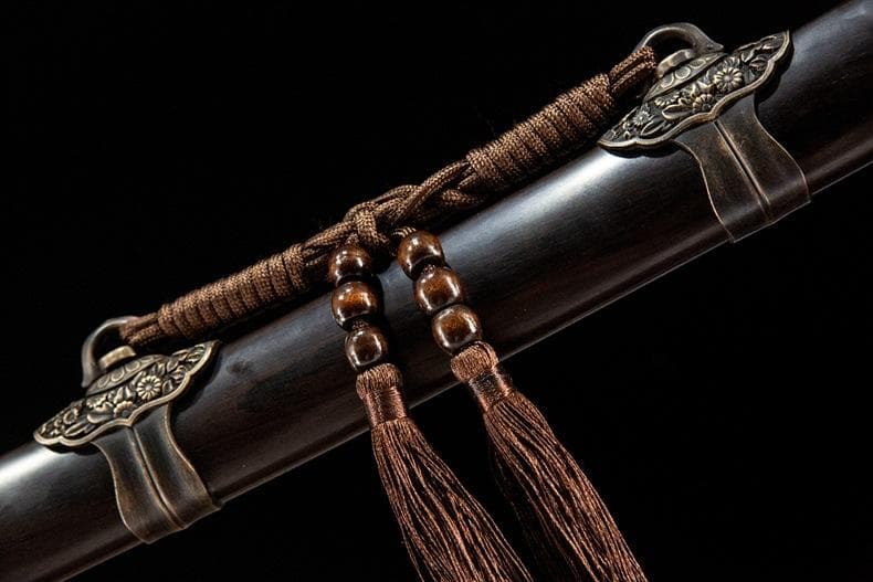 夜鶴黒檀太刀 日本刀 模造刀 居合刀 武士道 武蔵 鑑賞用 手鍛造打