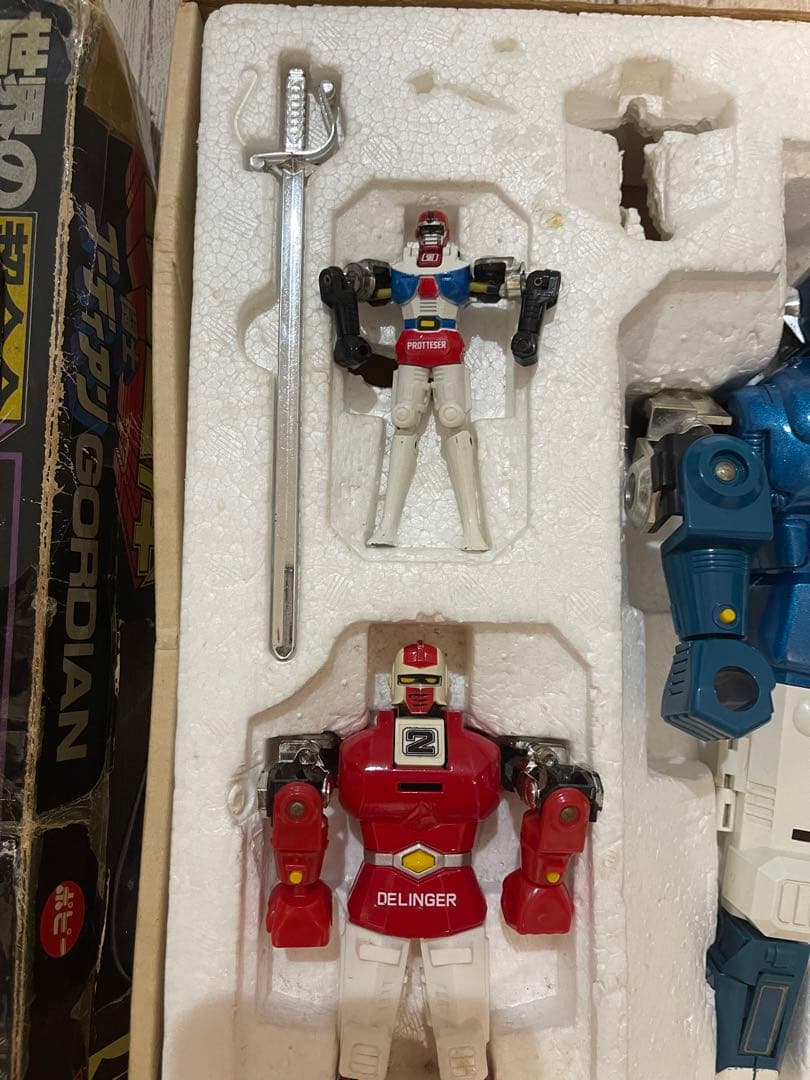 ポピー 超合金　分身合体　闘士ゴーディアン　箱付き