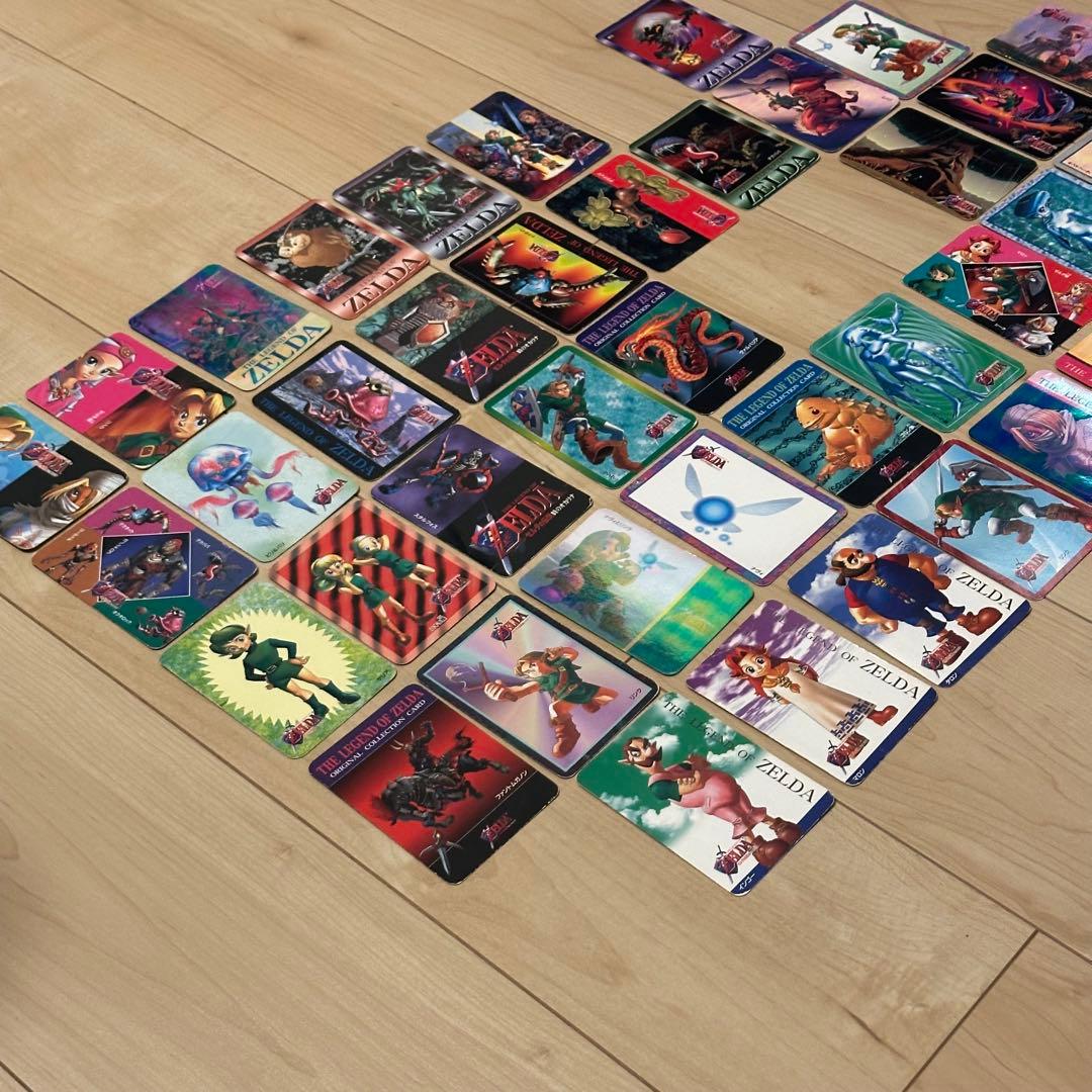【被りなし43枚】ゼルダの伝説時のオカリナ　ナガサキヤキャンディカードまとめ売り