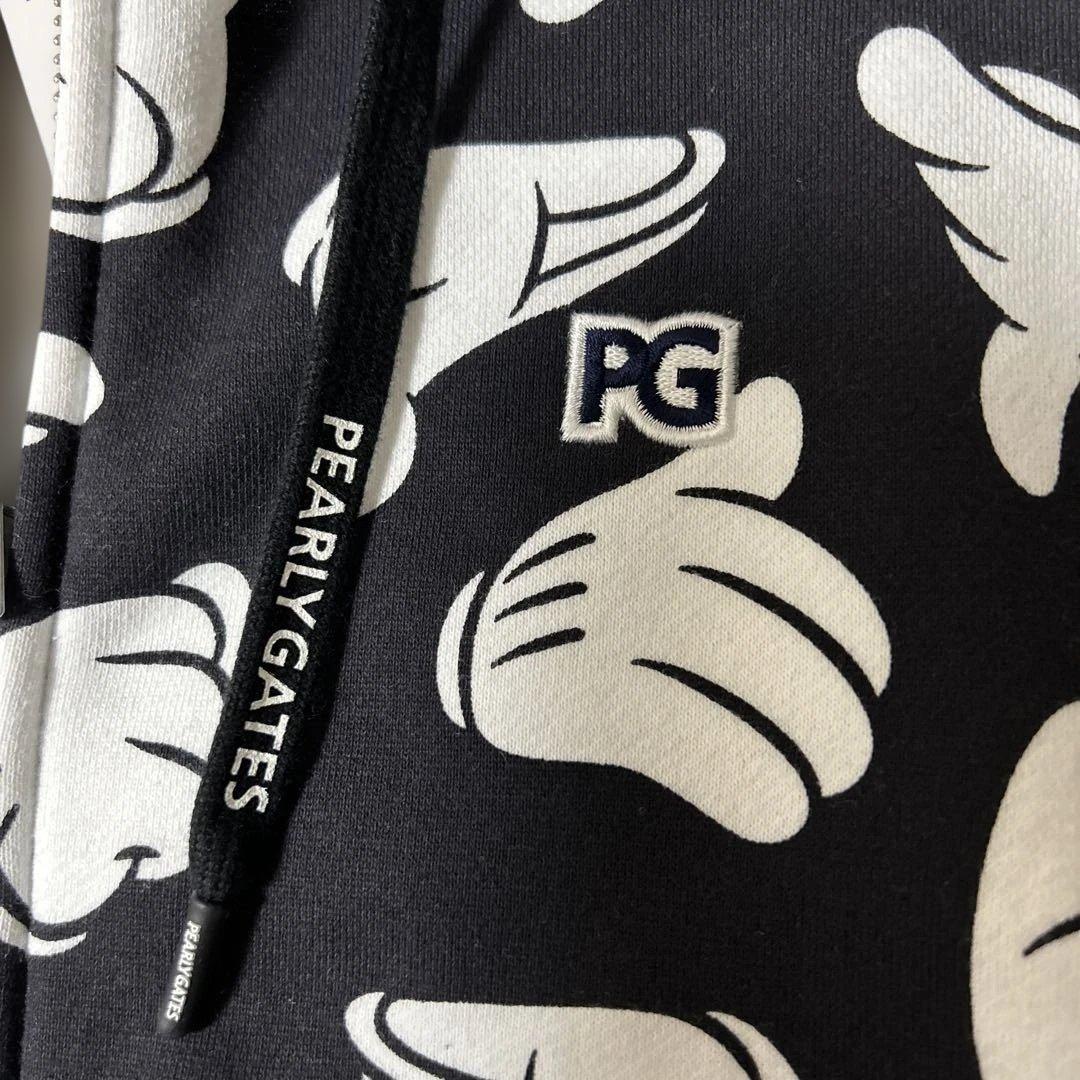 パーリーゲイツ ☆新品タグ付き☆レディース１　裏起毛パーカー　ミッキーコラボ