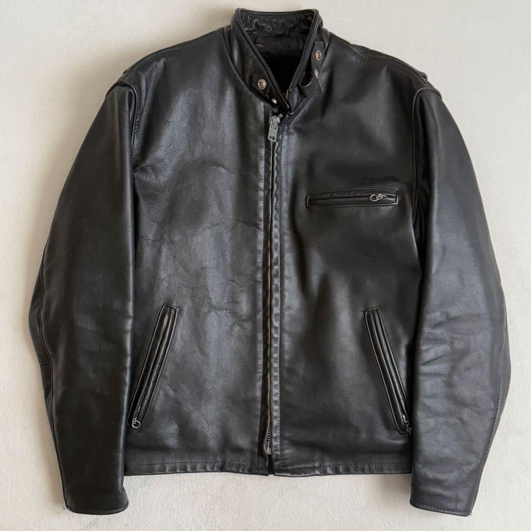 Schott 641 レザージャケット ボアライナー付 40