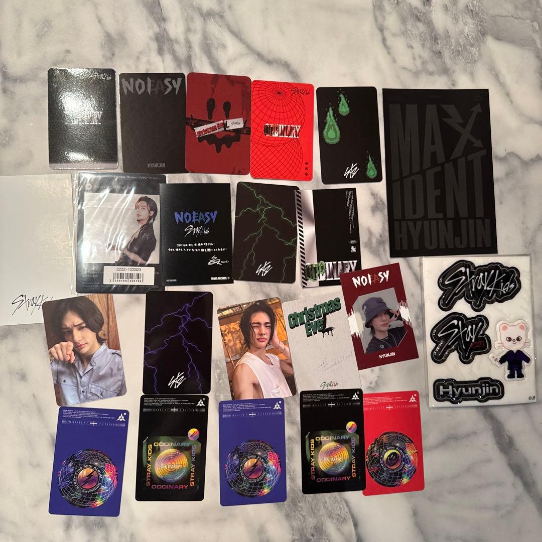 スキズ ヒョンジン 公式トレカセット straykids - メルカリ