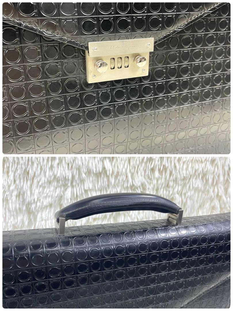 専用‼️Salvatore Ferragaブリーフケース　ガンチーノ柄　ダイヤル式