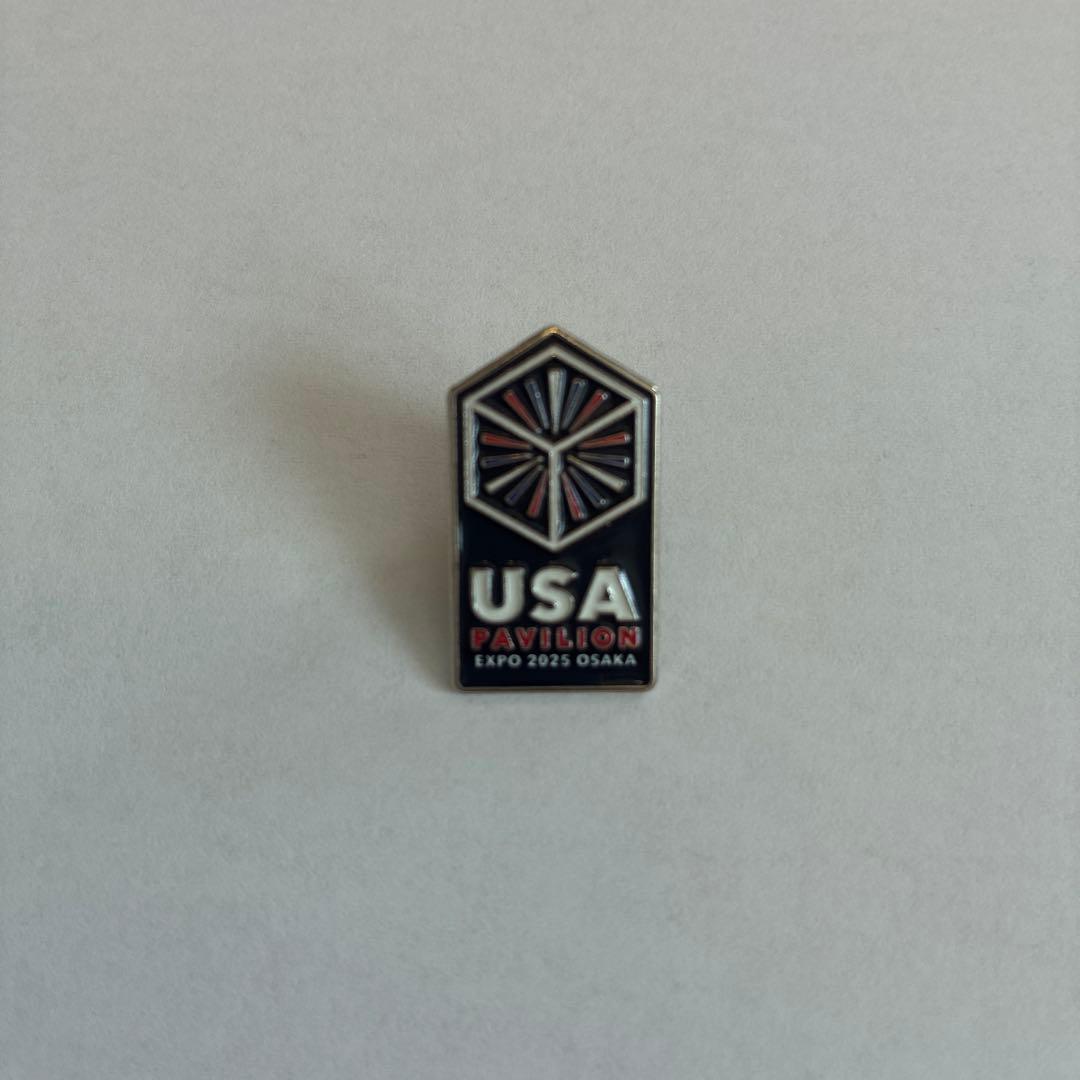非売品】 大阪関西万博 アメリカ館 記念ピンバッジ 非売品】大阪関西