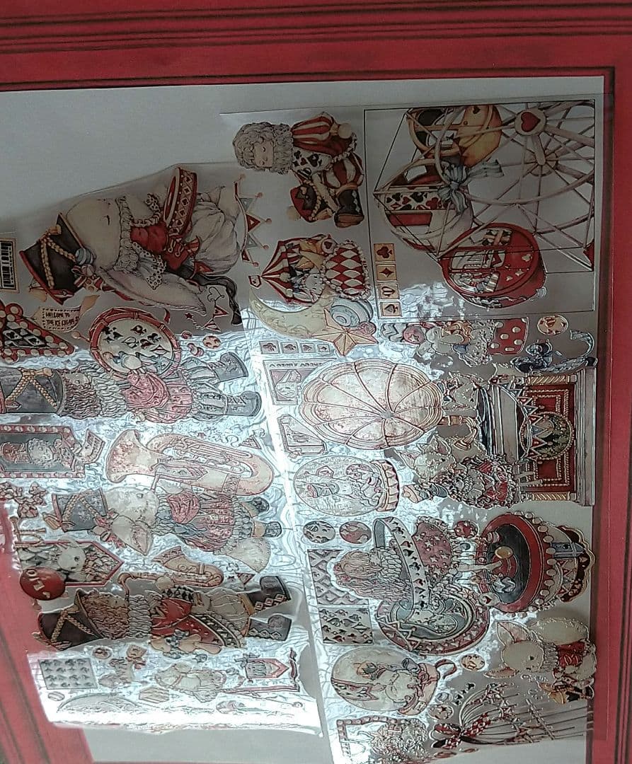 のこり2✩再販✩J20＃狐桃夹子(水晶PET)切り売り 海外人物マステ女の子