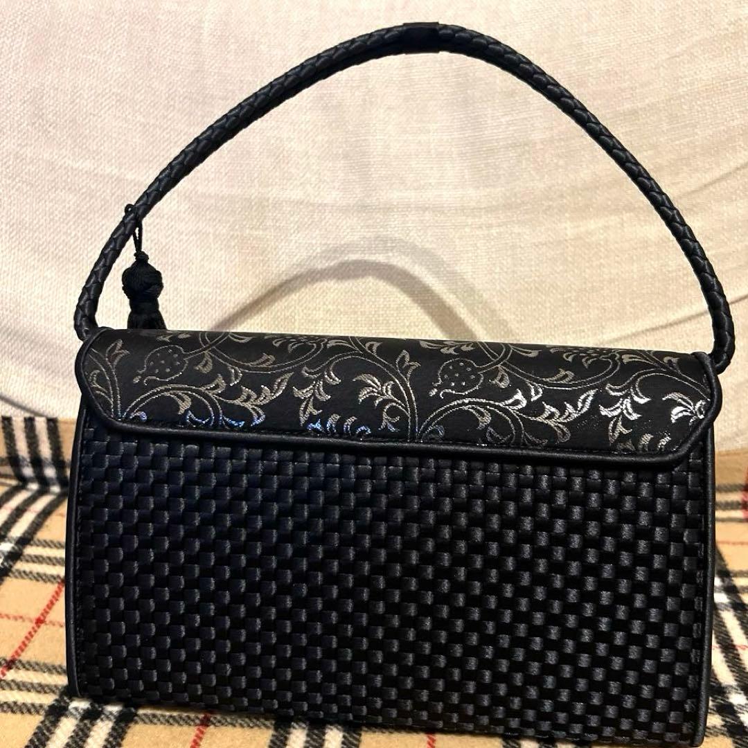 タツムラ 和装 ハンドバッグ 二重蔓唐草文錦 龍村晋コレクション