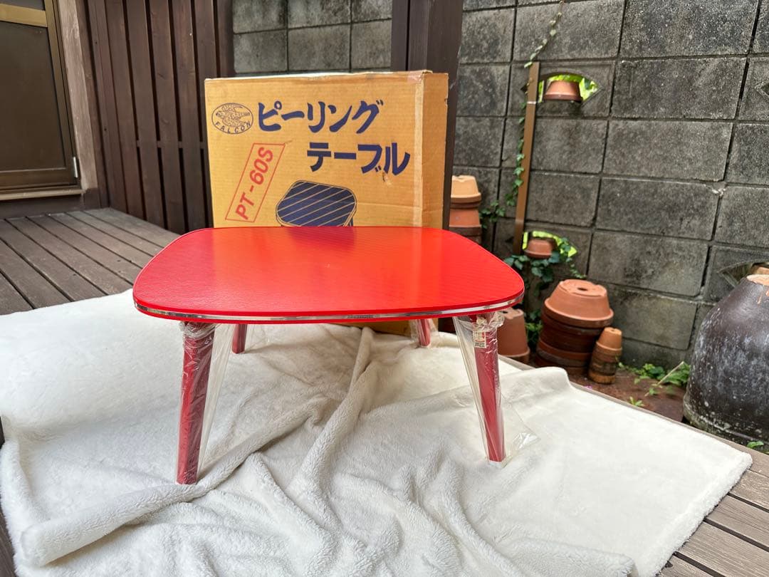 昭和レトロ アンティーク 木製 折りたたみ テーブル ちゃぶ台 折り畳み