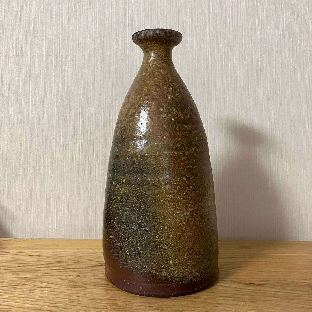 備前焼　人気実力作家　大森輝彦　師：二代大饗仁堂　舟徳利