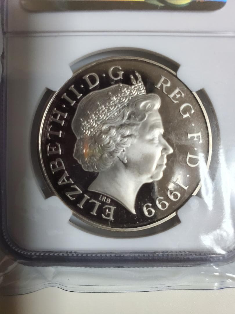 1999年 ダイアナ妃 追悼白銅貨 NGC準最高鑑定 イギリスアンティークコイン