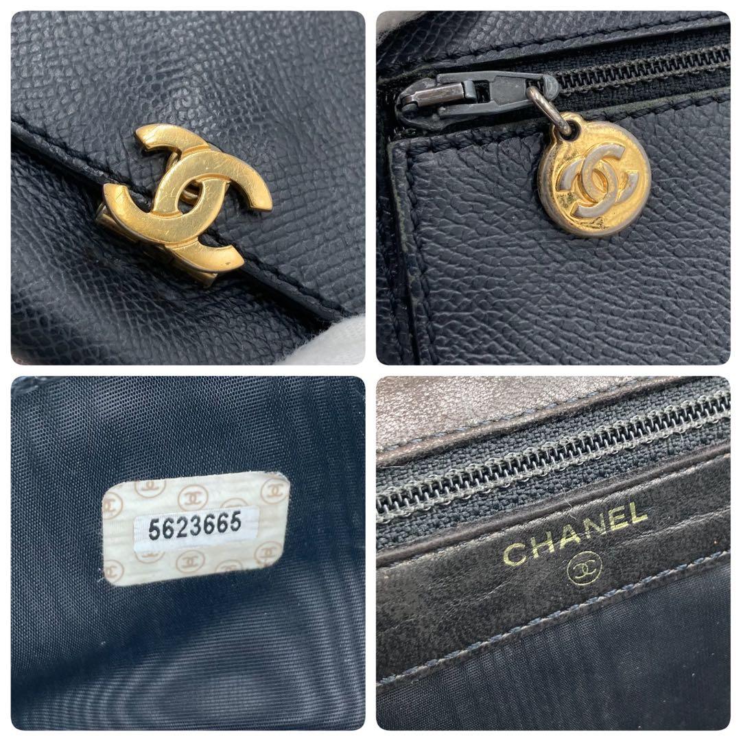 ！美品！　CHANEL シャネル　ビンテージ　折り財布105A