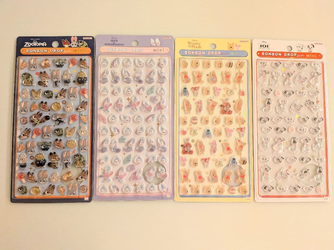 ボンボンドロップシール うるちゅるシール 24点/ディズニー/ちいかわ