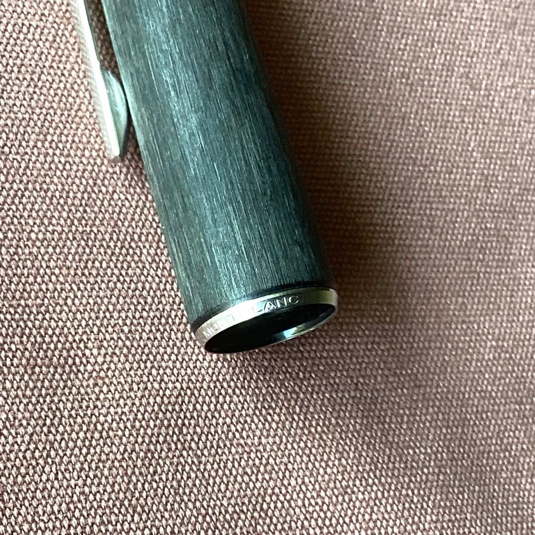 モンブランMONTBLANC 万年筆 ウッド調ボディ　ケース付未使用美品