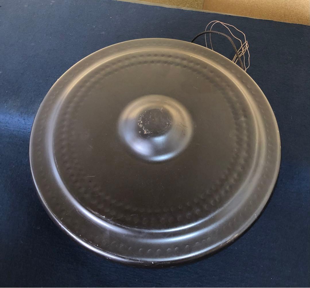 《R》茶道具 銅羅 ドラ 撥付 仏具 鳴物 260114き3