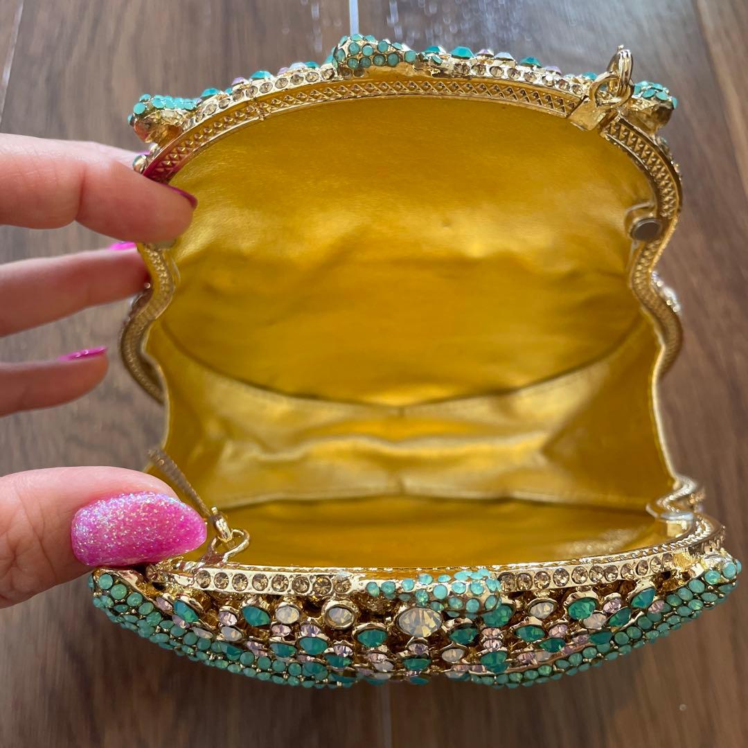 ラインストーン　ふくろうバッグ