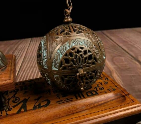 激レア！細工銅製 弥勒仏笑仏 開運財運風水置物