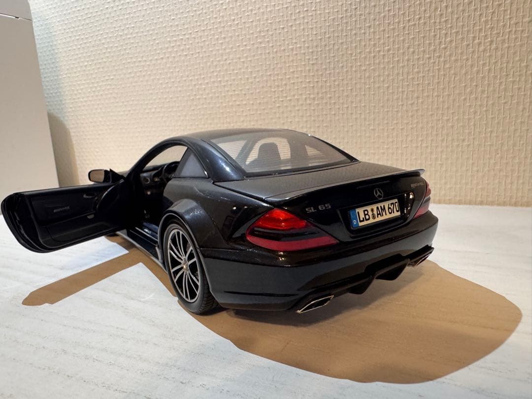 AMG SL65 ブラック ミニカー