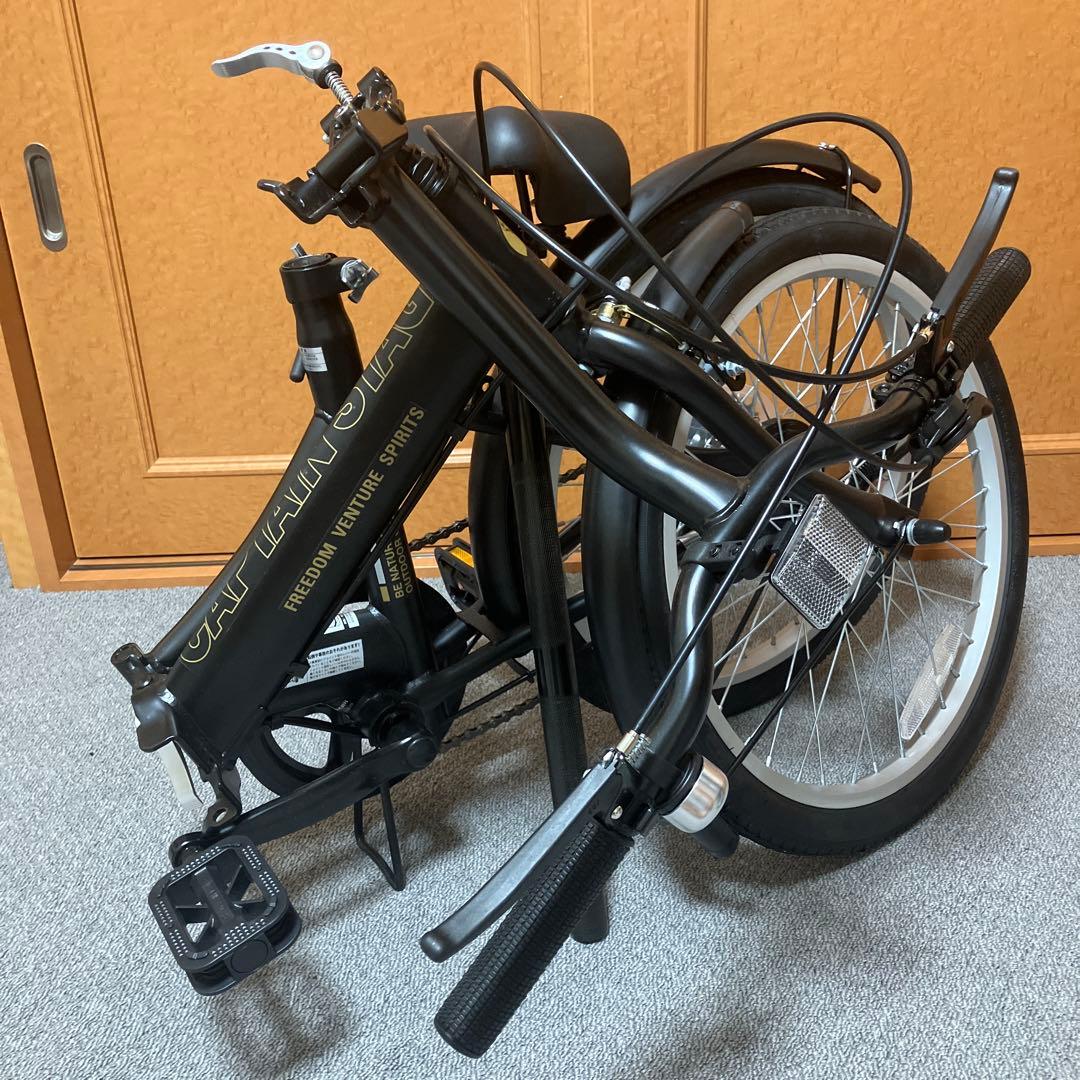 【直接引取り.群馬館林付近】折りたたみ自転車 キャプテンスタッグ6速 直接引取り.群馬館林付近】折りたたみ自転車 キャプテンスタッグ6速