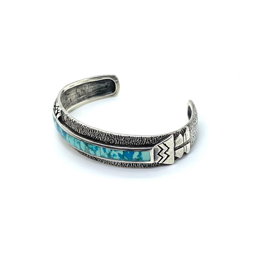 nn ●HOPI・ホピ族ココペリ●ターコイズ●シルバーバングル●ビンテージ