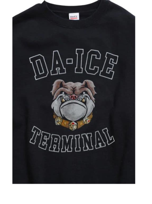 Da-iCE Color Flocky Sweat 黒 ポップアップストア