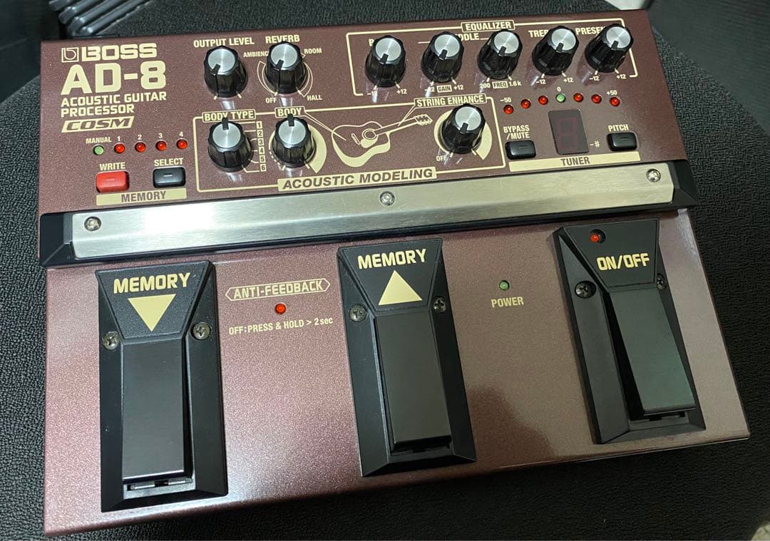 BOSS AD-8 アコースティックギタープロセッサー