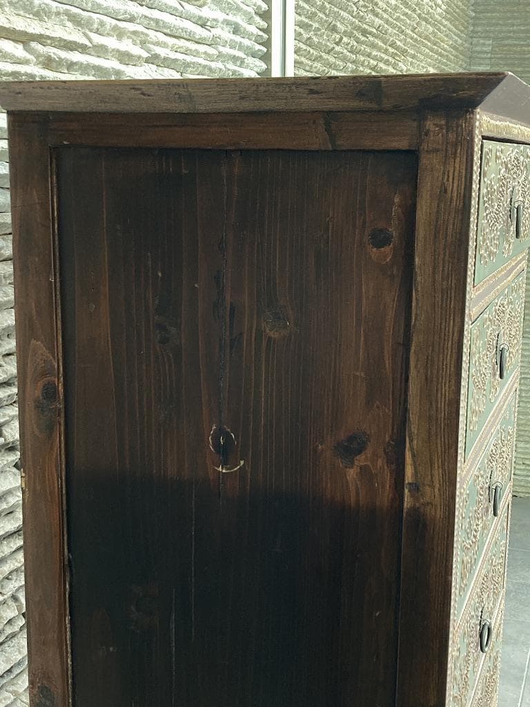 アンティーク シノワズリ 10段引出し チェスト 東洋家具 唐箪笥 中国