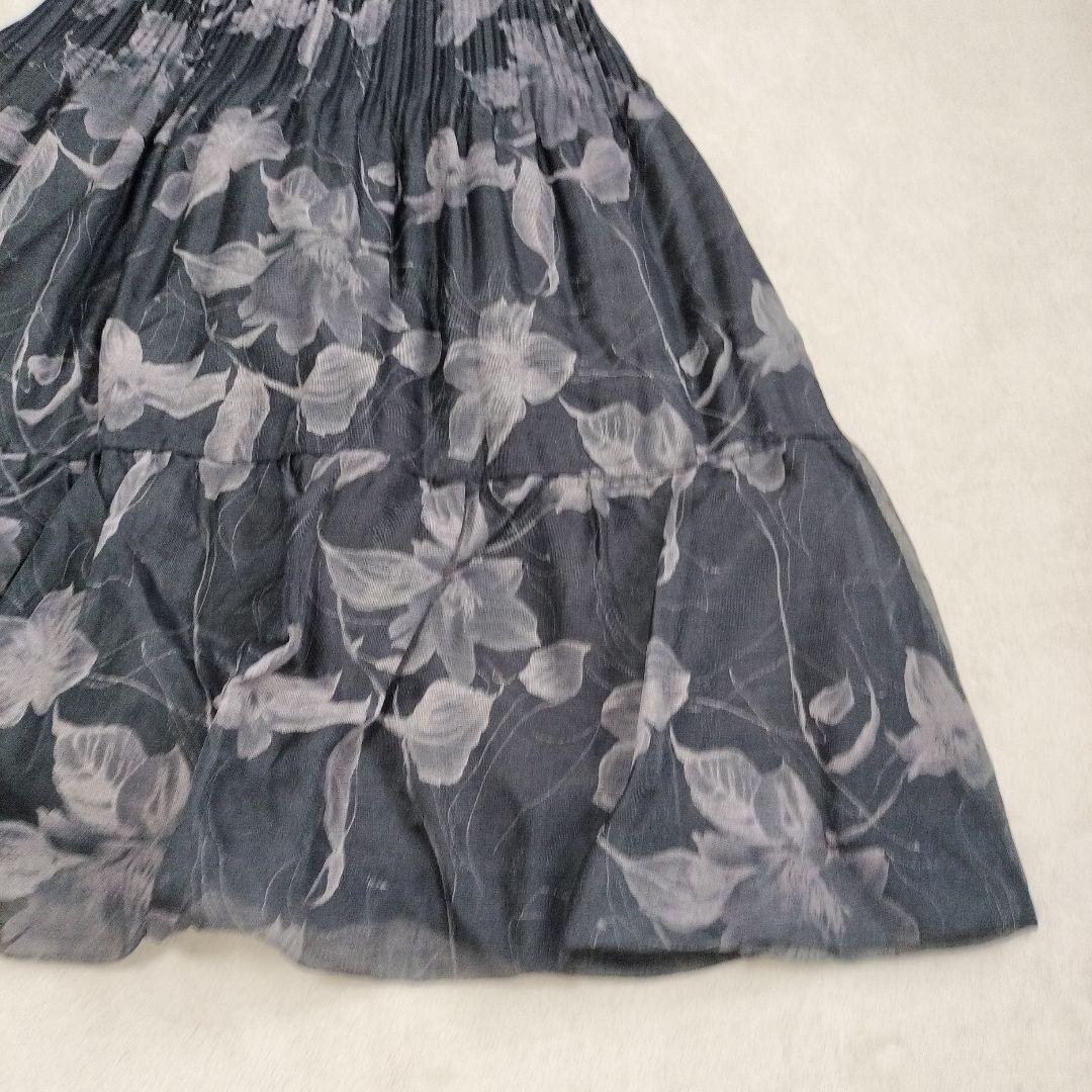 美品 Bell chu Very セットアップ 花柄 ロングワンピース ボレロ