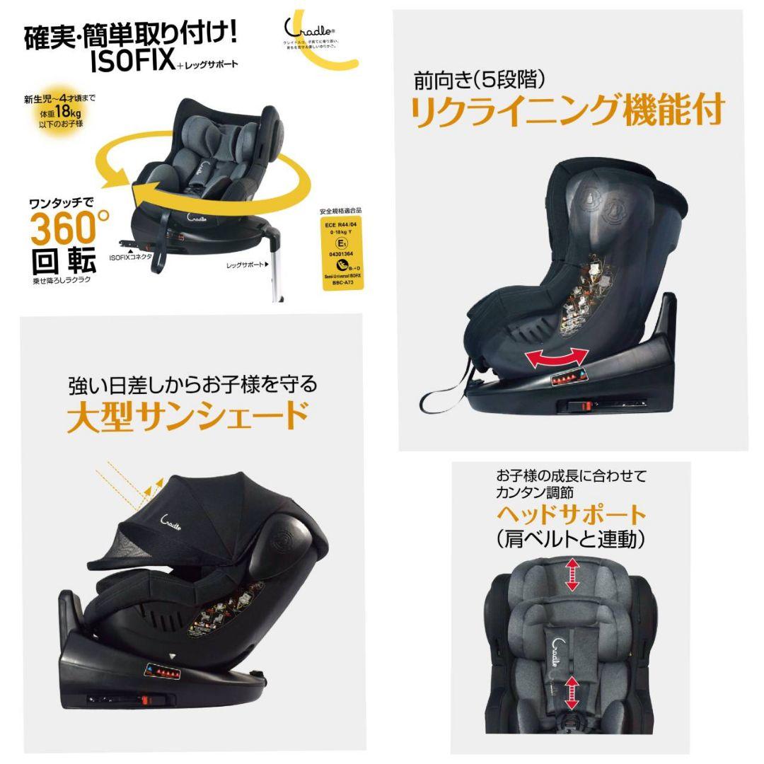 【ラム】オーカ クルターンプライムⅡ チャイルドシート クレイドル