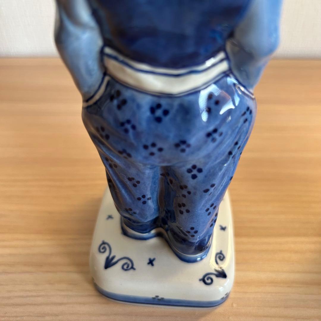 オランダ製ROYAL DELFT ロイヤルデルフト ファーマーと妻 フィギュリン