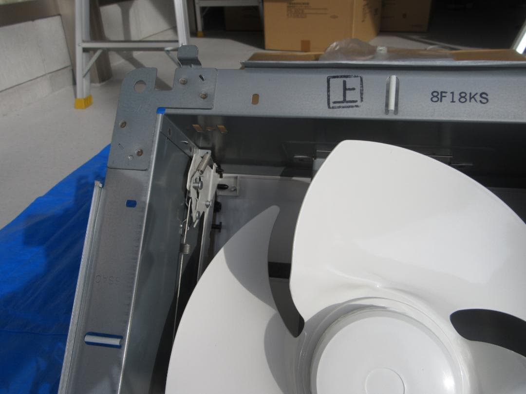 三菱業務用有圧換気扇 給気形 30cm メッシュタイプ 100V 電動シャッター