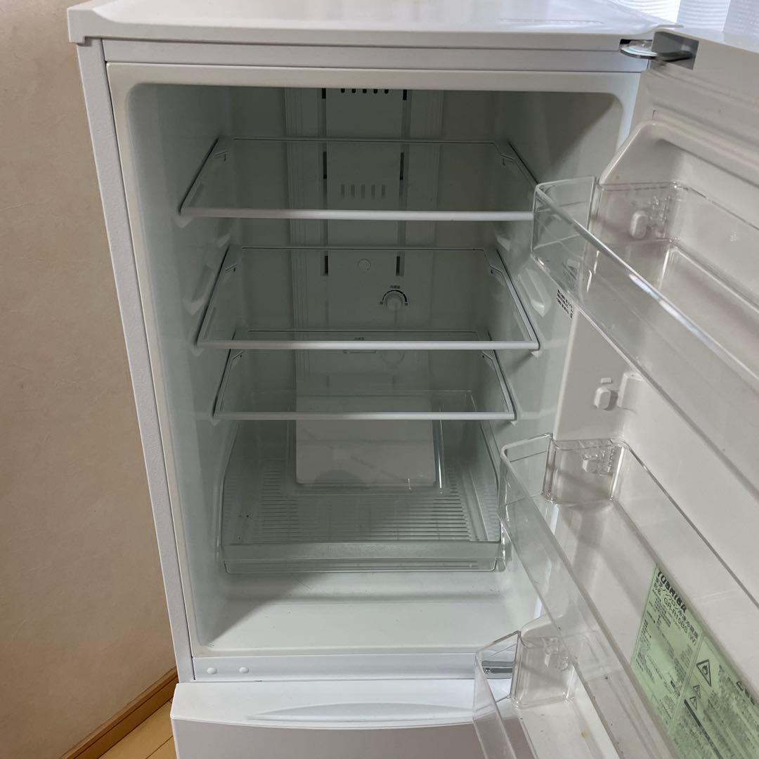 TOSHIBA 2ドア冷蔵庫 ホワイトGR-R15BS 2020年製